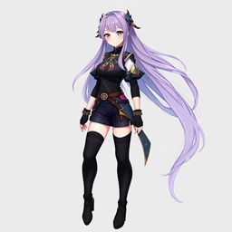A female original character (OC) from Genshin Impact, depicting an explorer from Sumeru