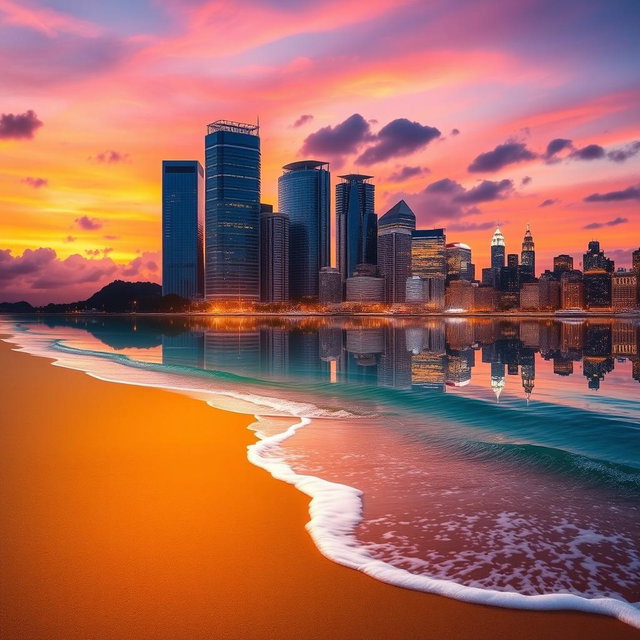 A fusion of two captivating images, highlighting their unique elements