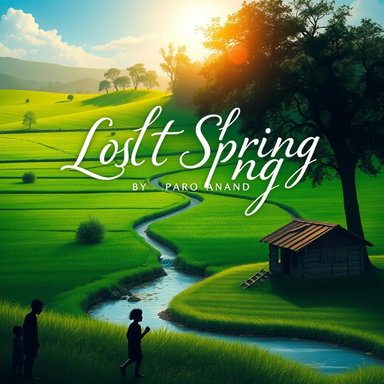 Lost Spring Book Cover Design - A Journey of Nostalgia and Hope