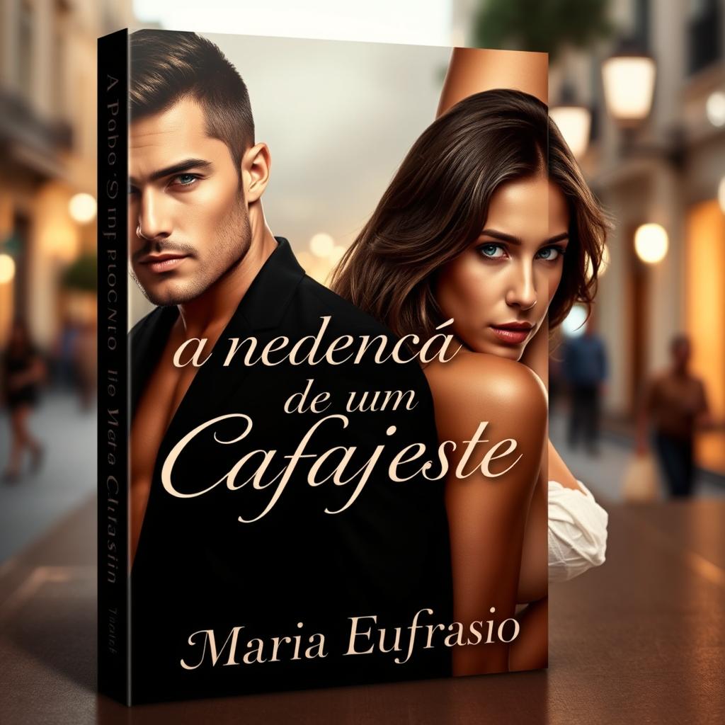 A sensual book cover featuring the title 'A Redenção de um Cafajeste', with an attractive, alluring design