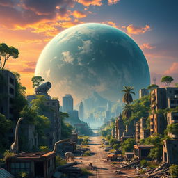 A post-apocalyptic Earth in the year 2064, where humanity has disappeared