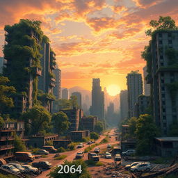 A post-apocalyptic Earth in the year 2064, where humanity has disappeared