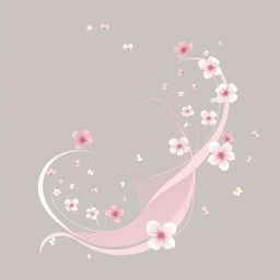 An artistic and abstract representation that symbolizes femininity and beauty