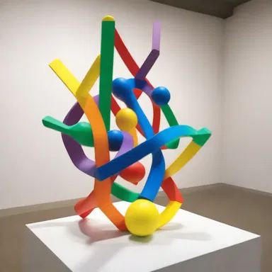 The acceptor molecule, with its vibrant colors and abstract shapes, was the centerpiece of the art exhibit.