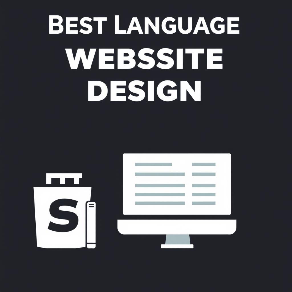 The best languages for website design include HTML for structure, CSS for styling, and JavaScript for interactivity