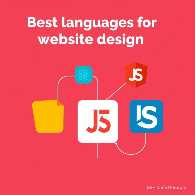 The best languages for website design include HTML for structure, CSS for styling, and JavaScript for interactivity