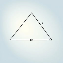 A visually appealing diagram of triangles with sides labeled as X+3, X+4, and X+5
