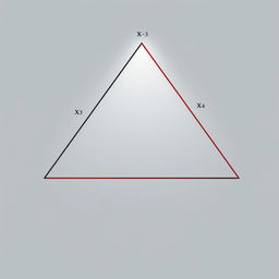 A visually appealing diagram of triangles with sides labeled as X+3, X+4, and X+5