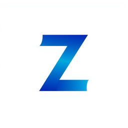 A creative rendering of the letter 'Z' as a logo, featuring bold, stylized typography with a modern and sleek design