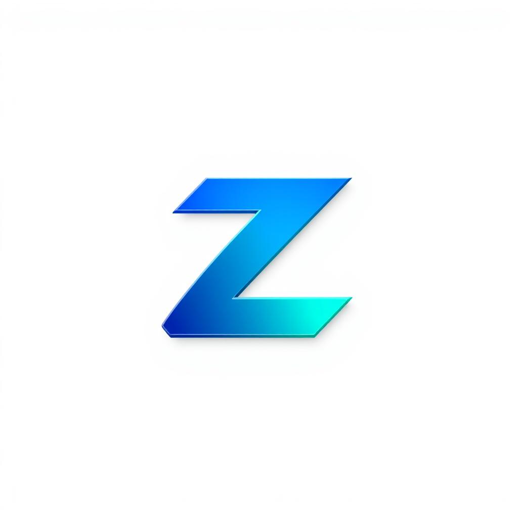 A creative rendering of the letter 'Z' as a logo, featuring bold, stylized typography with a modern and sleek design