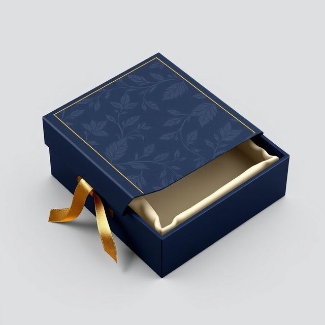 A strikingly attractive box design that conveys an impression of luxury while being cost-effective