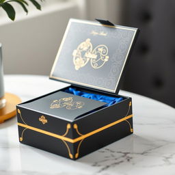 A beautifully designed box that conveys a sense of luxury while being inexpensive