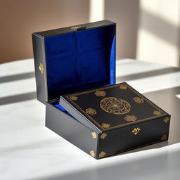 A beautifully designed box that conveys a sense of luxury while being inexpensive