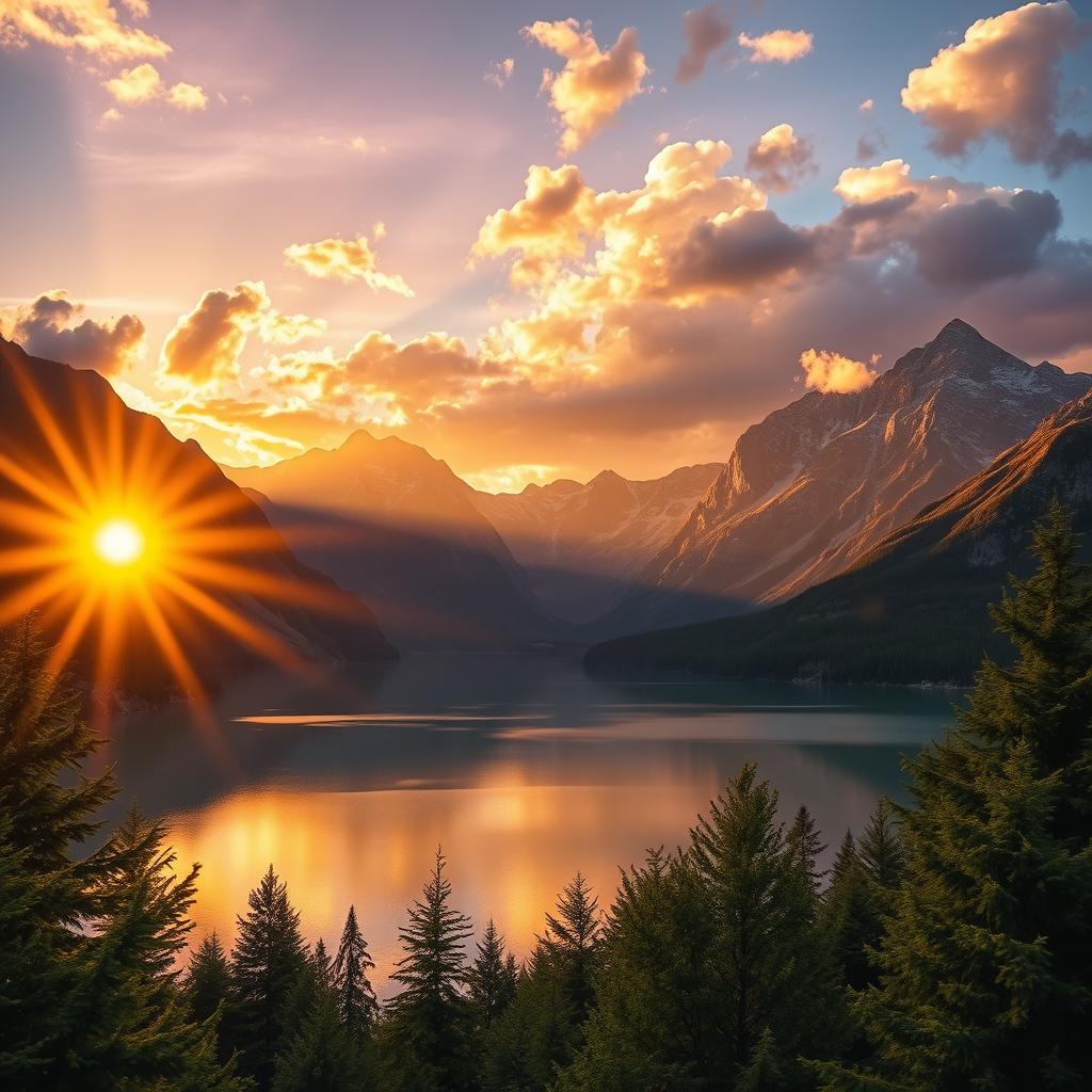 A stunning high-resolution photograph featuring a breathtaking landscape, vibrant colors, and exquisite editing techniques that enhance the natural beauty of the scene