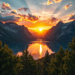 A stunning high-resolution photograph featuring a breathtaking landscape, vibrant colors, and exquisite editing techniques that enhance the natural beauty of the scene