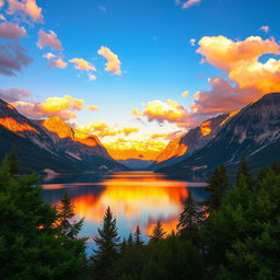 A stunning high-resolution photograph featuring a breathtaking landscape, vibrant colors, and exquisite editing techniques that enhance the natural beauty of the scene