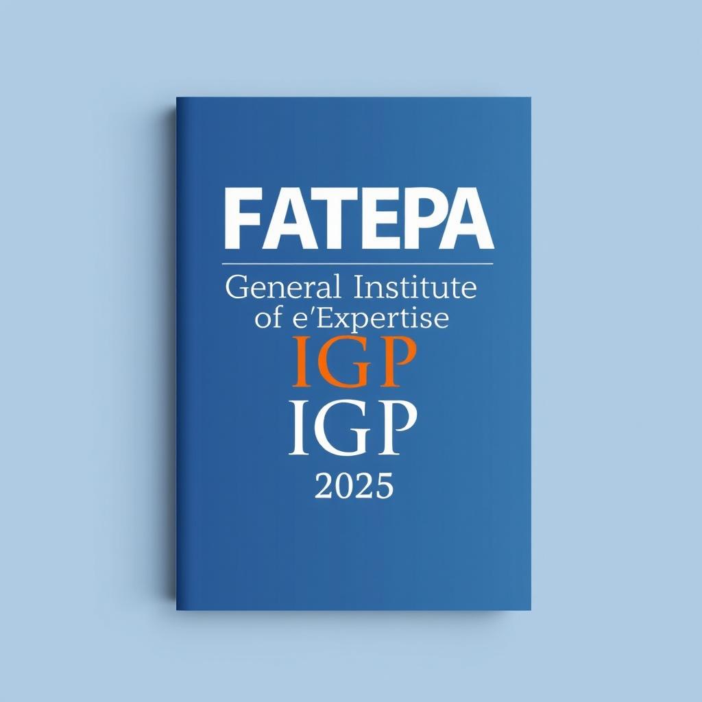 A sleek and professional cover design for a booklet