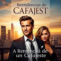 A captivating book cover design featuring the title "A Rendenção de um Cafajeste"