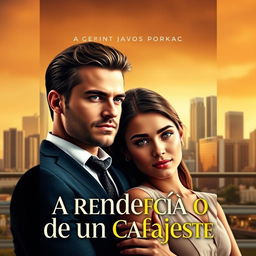 A captivating book cover design featuring the title "A Rendenção de um Cafajeste"