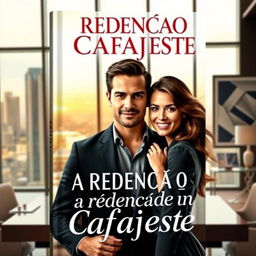 A captivating book cover featuring the title 'A Redenção de um Cafajeste'