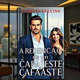 A captivating book cover featuring the title 'A Redenção de um Cafajeste'