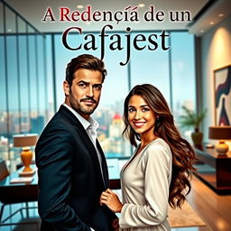 A captivating book cover featuring the title 'A Redenção de um Cafajeste'