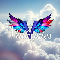 An enchanting visual featuring the title 'Valkyries' presented in a graceful, stylized font