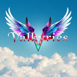 A stunning artwork featuring the title 'Valkyries' displayed in an elegant, stylized font