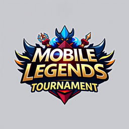 Design an eye-catching logo for a Mobile Legends tournament