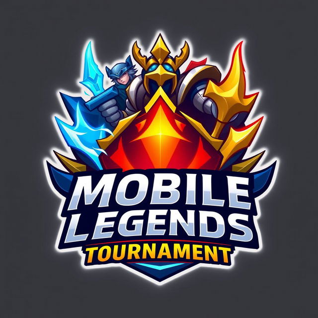 Design an eye-catching logo for a Mobile Legends tournament