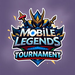 Design an eye-catching logo for a Mobile Legends tournament