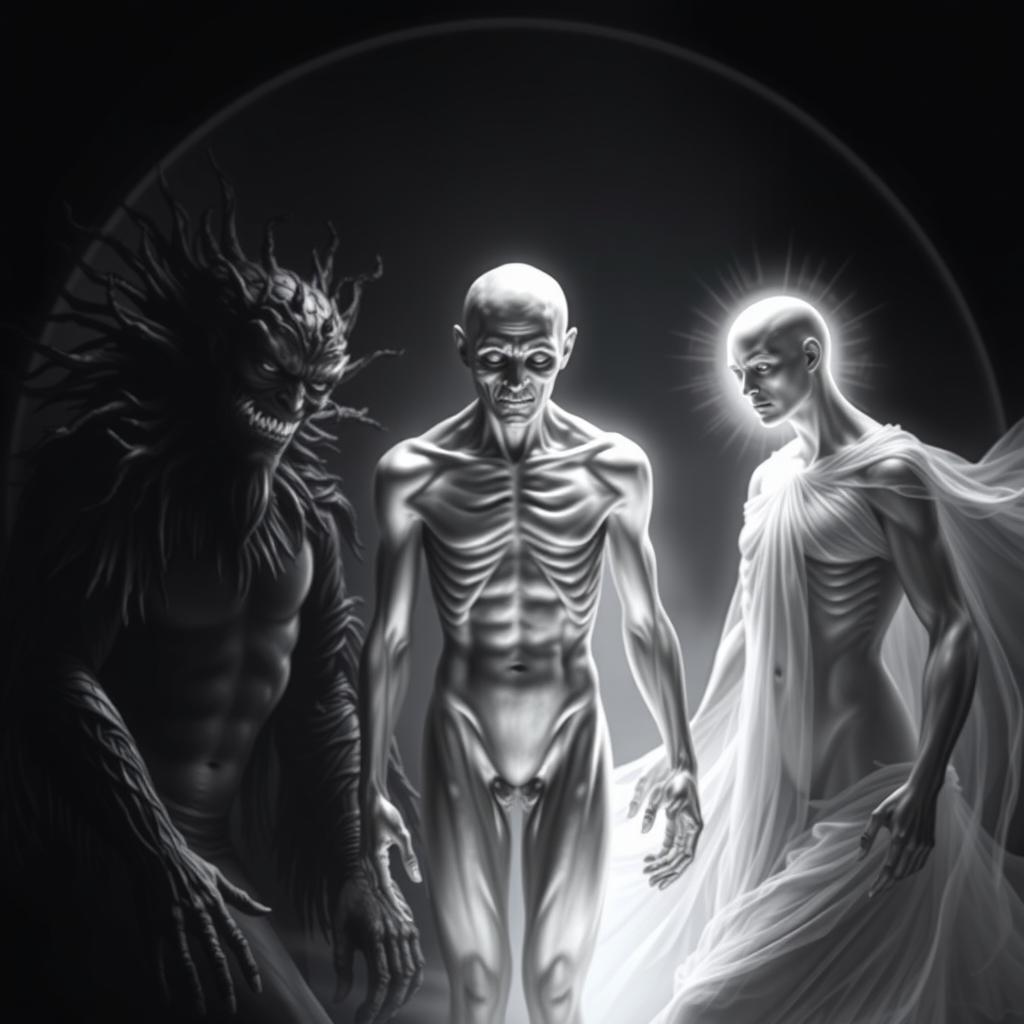 The Circle of Inevitability depicted as three bodies arranged in a circle