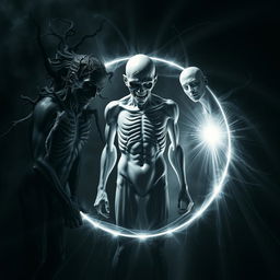 The Circle of Inevitability depicted as three bodies arranged in a circle