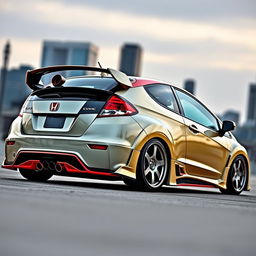 A stunning 2011 Honda Civic Hatchback, modified and tuned to resemble a supercar