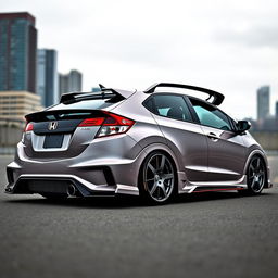 A stunning 2011 Honda Civic Hatchback, modified and tuned to resemble a supercar