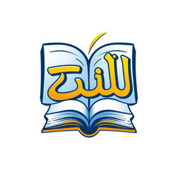 A creative and modern logo design for a book named "باز", featuring stylized and bold typography