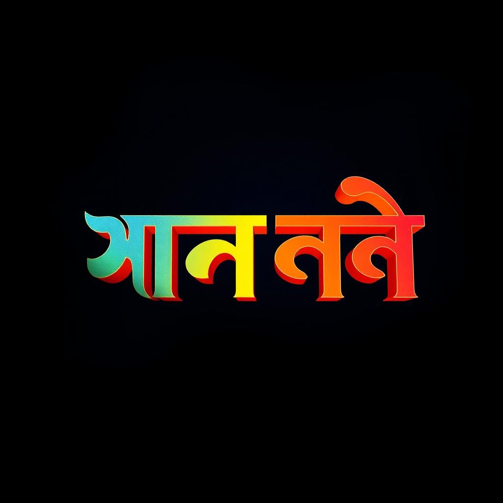 A visually striking and large representation of the text 'জাদু শরবত' in an elegant Bengali font