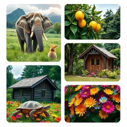 Individual images featuring: 1