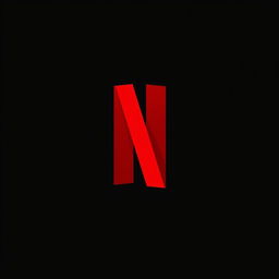 A simple, bold letter 'C' designed in a black color with a red cinematic feel, reminiscent of the Netflix logo