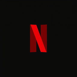 A simple, bold letter 'C' designed in a black color with a red cinematic feel, reminiscent of the Netflix logo