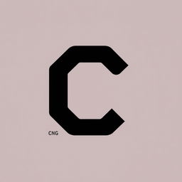 A simple, bold letter 'C' designed in black with a cinematic red color scheme, inspired by the minimalist style of the Netflix logo