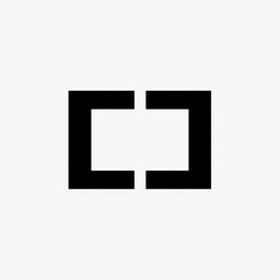 A simple, bold letter 'C' designed in black with a cinematic red color scheme, inspired by the minimalist style of the Netflix logo