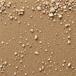 A seamless square tile pattern showcasing fine dirt and dust, capturing the natural textures and colors of earthy tones