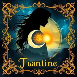 A fantasy book cover featuring a mystical design