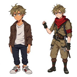 A stylized anime illustration of Tetsuya Kuroda, an explorer and strategist