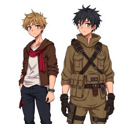 Tetsuya Kuroda, a character depicted as an explorer and strategist in anime style