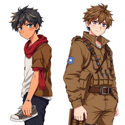 Tetsuya Kuroda, a character depicted as an explorer and strategist in anime style