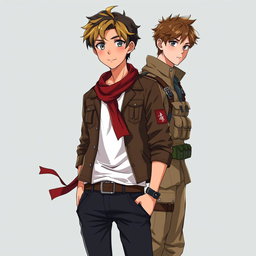 Tetsuya Kuroda, a character depicted as an explorer and strategist in anime style