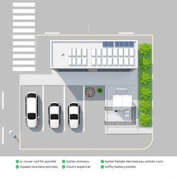 A technical layout design for an urban electric vehicle (EV) charging station with limited space