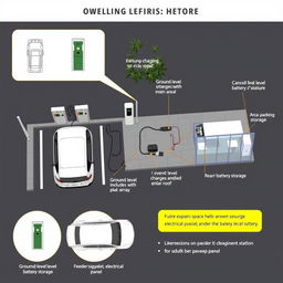 A detailed design layout for an urban EV charging station with limited space